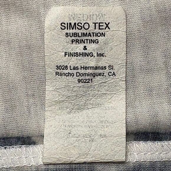 Vtg Y2K Cache AOP Graphic Tee Woman in Hat Size Medium Rhinestone Embellished - Picture 9 of 10